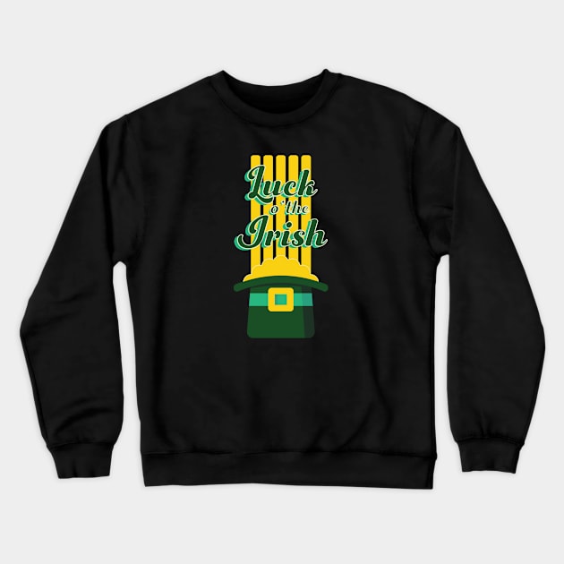 Luck O' The Irish Crewneck Sweatshirt by ColoredRatioDesign